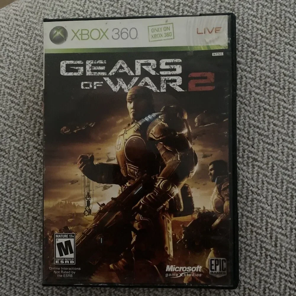 Gears of War 2 (Microsoft Xbox 360, 2008) Several Issues With Case